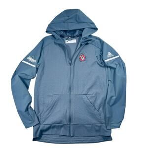 Adidas Climalite Hoodie South Dakota Coyotes Summit League NCAA Small Grey